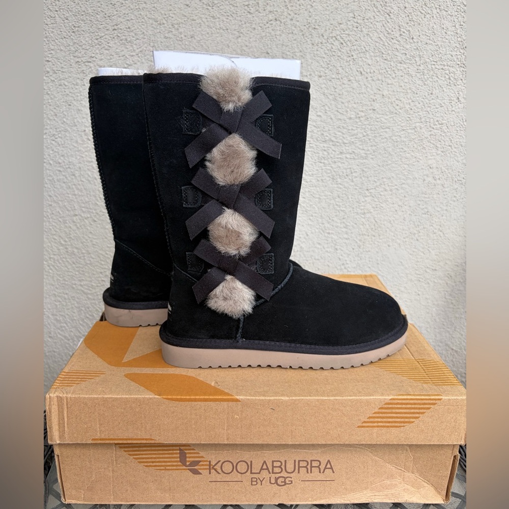 Koolaburra by UGG Black Victoria Tall Boots Black 6.5